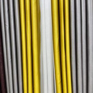 2pc  New Fashion Grey Blackout Curtains (1.5m Each) and 2pc Mustard Yellow Blackout Curtains 2pc (1m each) With 1Pc Heavy White Plain Sheer (3m). Both Curtains and Sheer have Eyelet Header for Easy Installation and Premium Look.