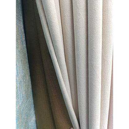 2Pcs Heavy New Luxury Curtain (2m Each) with 1pc Heavy Plain White Heavy Sheer (3m). Both Curtains and sheer have an Eyelet Header for Esay Installation and Premium Look