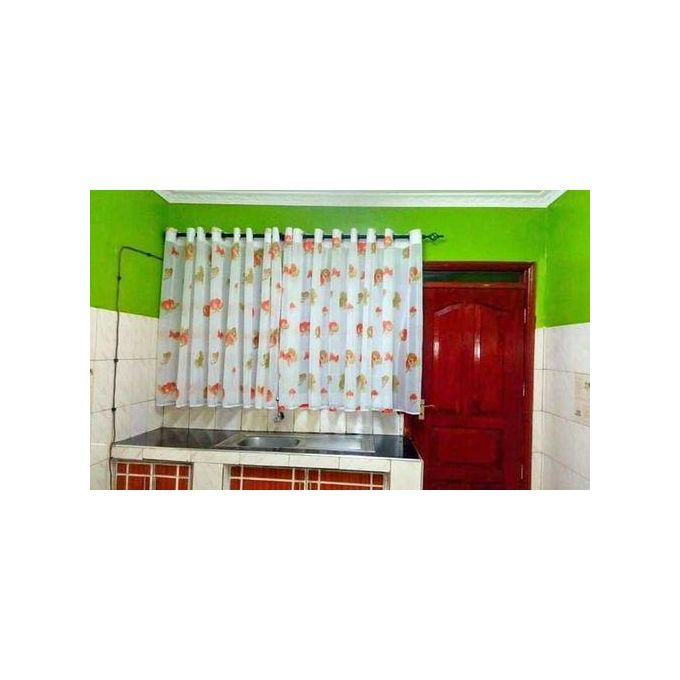 Two Pieces 1.5M Kitchen Window Sheers