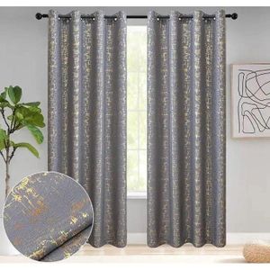 3-Piece Set of Elegant Grey Heavy Velvet Curtains – Includes 2 Velvet Panels and 1 Sheer, Sized According to the Selected Variation for a Perfect Window Fit