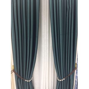 2pcs Green Blackout Curtain 1.5M Each (Sheer Excluded)