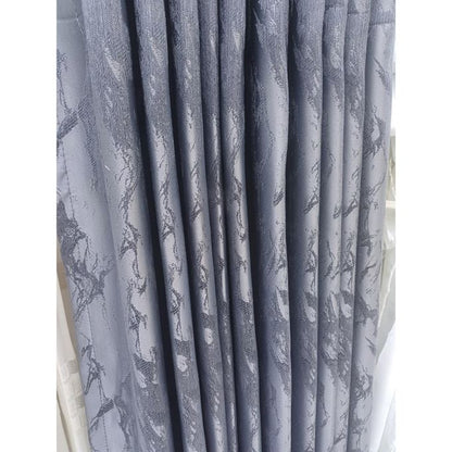 2PCs Heavy Dark Grey Curtain 2m+2M With  Heavy Sheer 3M. With Curtain and Sheer Height of 2.25M. Both Have Eyelet Headers.