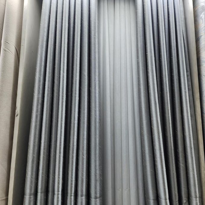 2pcs Textured Curtain (Each 1.5M) with 1Pc Sheer 1.5M
