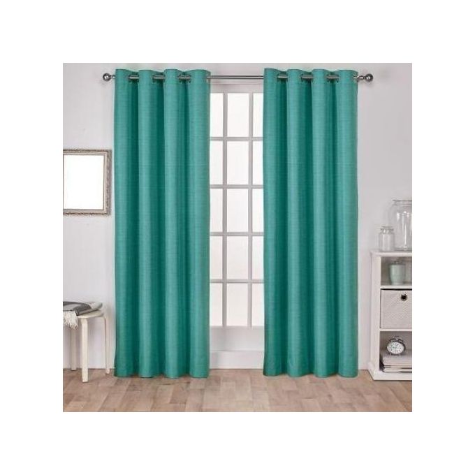 1 Pcs Of Turquoise Curtain For Window And Door