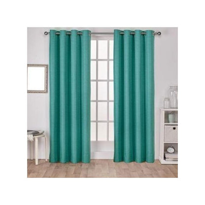 1 Pcs Of Turquoise Curtain For Window And Door