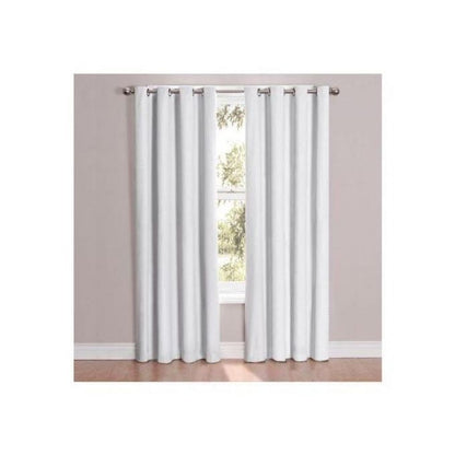 1pc 2M Stylish White Curtain For Window (Fully Stitched With Eyelet Headers)