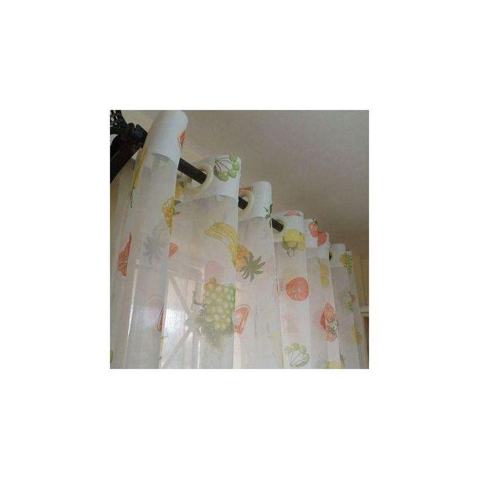 2PCS Of Kitchen Curtain (EACH 200cm Length X 112cm Height) LATEST KITCHEN SHEERS