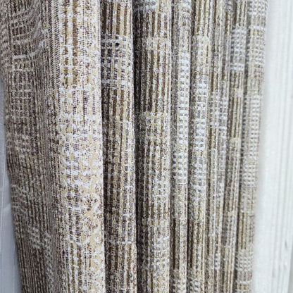 2pcs Textured Curtain (Each 1.5M) with 1Pc Sheer 1.5M