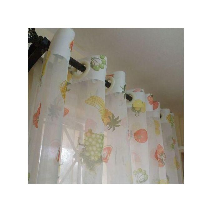 2 PC Of Stylish Kitchen Curtain  (Each 1.5M)