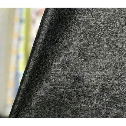 2Pcs BLACK Curtains 1.5M Each + 1Pc  WHITE SHEER 2M