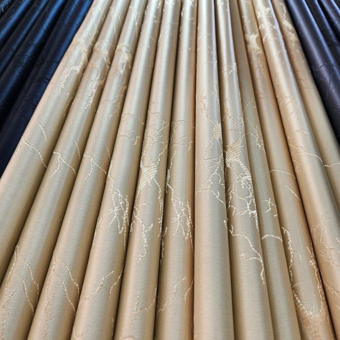 2Pcs New Blackout Curtains (1.5m+1.5m) with 1pc of Heavy White Sheer (2m). All Panels Have an Eyelet Header and a Height of 2.4m