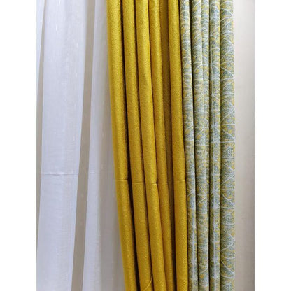 4PCS Curtain Each 1.5m And 4m Sheer