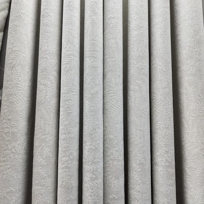 2pcs Textured Curtain (Each 1.5M) with 1Pc Sheer 1.5M