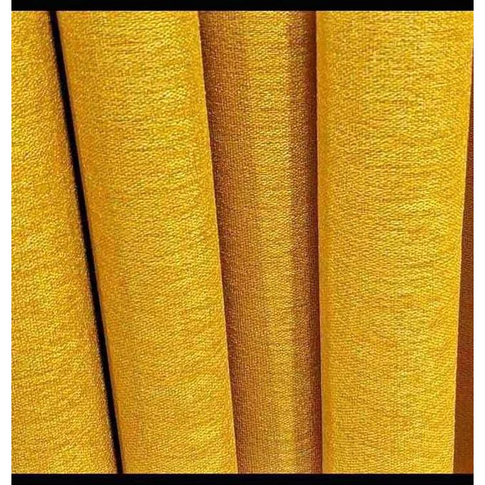 Heavy Mustard Yellow Curtain With Sheer Elegance For Windows And Doors Sitting Room And Bedroom