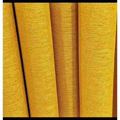 Heavy Mustard Yellow Curtain With Sheer Elegance For Windows And Doors Sitting Room And Bedroom