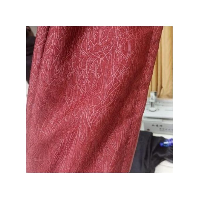 Maroon Curtain For Window And Doors