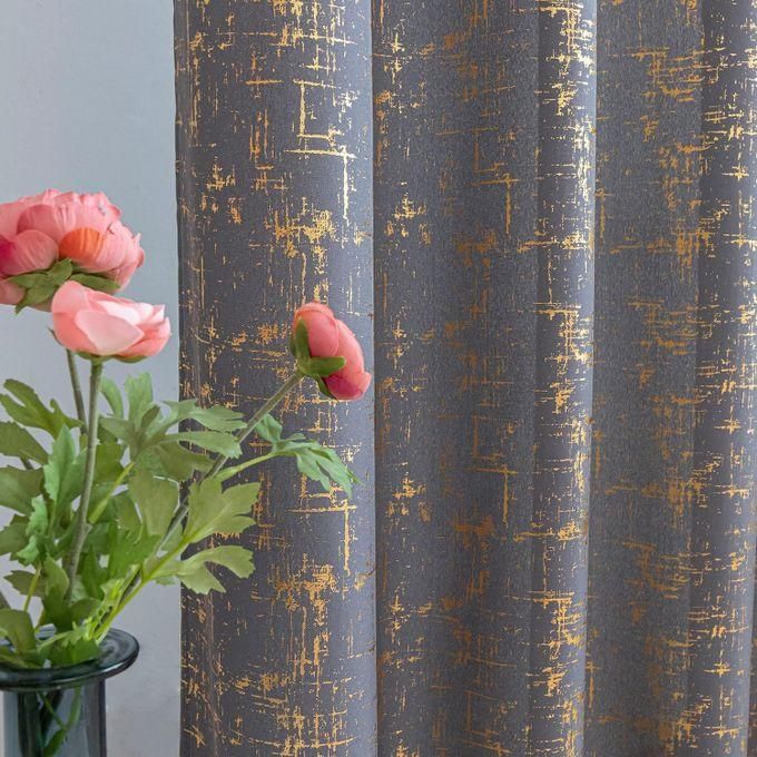 GREY  blackout VELVET curtain comes in panels of 2pcs  CURTAIN 3M(1.5M+1.5M) and 2m sheer,Both curtain and sheer have eyelet header design and they are long enough to cover your window,with  the height of 225cm.