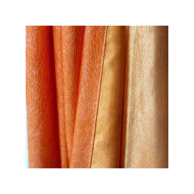 1PC 1.5M ORANGE Window Curtains For Living Room/ Dining Room/ Bedroom Fully Stitched With A Plastic Eyelet Header For Use With A Curtain Rod
