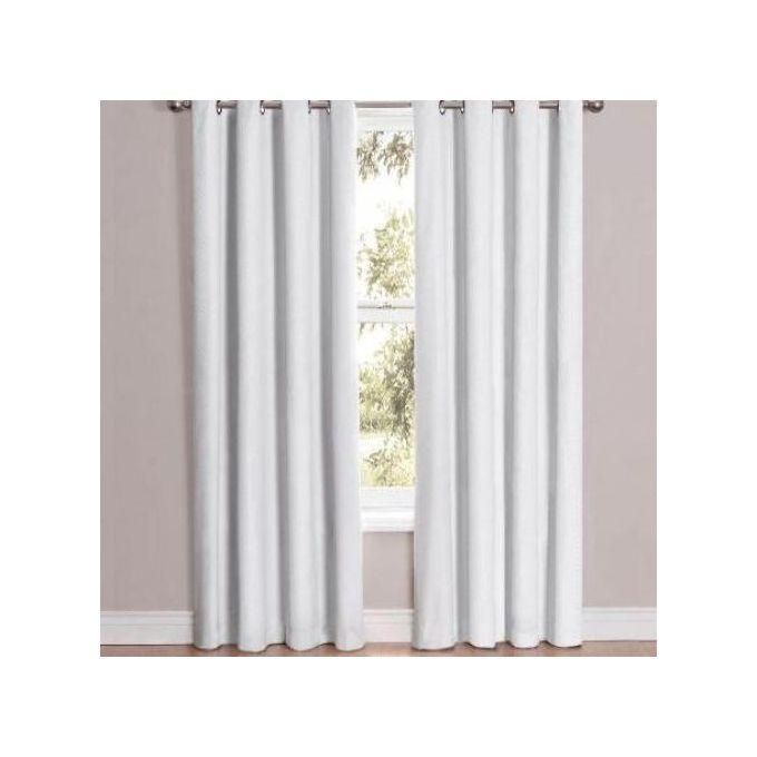 2Pcs White Curtains (1.5M +1.5M) + 1Pc FREE SHEER (2M)