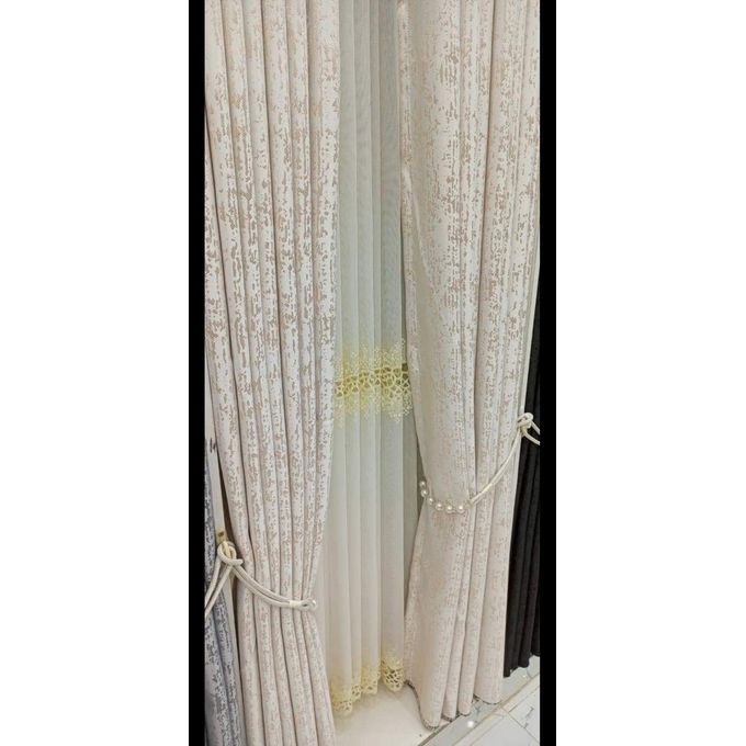 2PCs Of Blackout Curtain Each( 1.5m+1.5m) SHEER Excluded