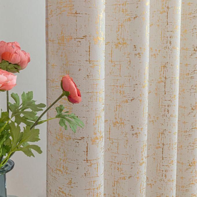 blackout velvet curtain comes as a 4M (2M+2M)+ 3m SHEER  AND both have eyelet header design which are long enough to cover your window with the height of 225cm.