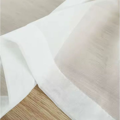Heavy Sheer For Window 300CMX225CM (Wall-to-Wall Design With Rod Pocket Header) 100% Polyester