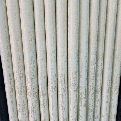 2Pc NEW TEXTURED Blackout Curtains (1.5m+1.5m) with 1pc of Heavy White Sheer (2m), All Panels have an Eyelet Header and a Height of 2.4