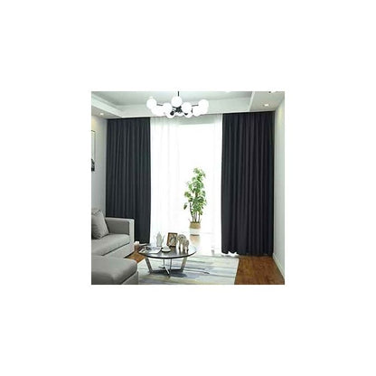 The package come's as a 2 pcs Black curtain 1.5M each White HEAVY SHEER