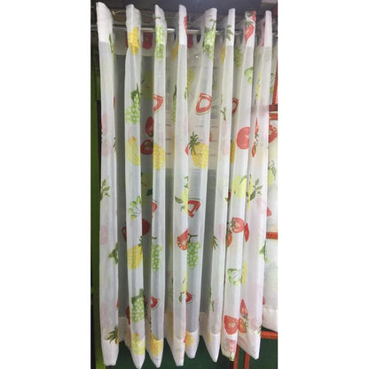 2PCS Of Kitchen Curtain (EACH 200cm Length X 112cm Height) LATEST KITCHEN SHEERS