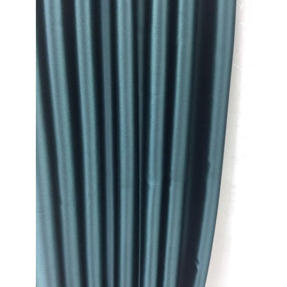 2PCS Modern Window Curtains Turquoise Green Patterned Measuring 2M+2M With A 1Pc Sheer 3M. Ideal For Living Room/bedroom/dining Room/study Room/home Office (exclusive Sheer). With White Plastic Eyelets