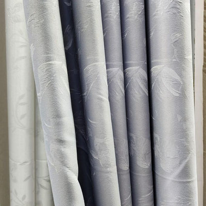 2pcs Textured Curtain (Each 1.5M) with 1Pc Sheer 1.5M