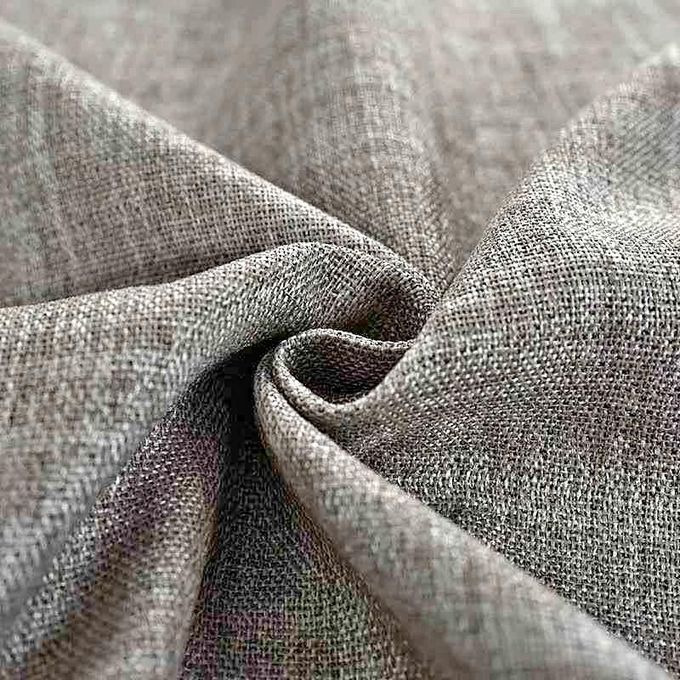 GREY CURTAINS(ngunia) 2Pcs (1.5m Each) With 2M HEAVY WHITE SHEER For Living Room Window And Door