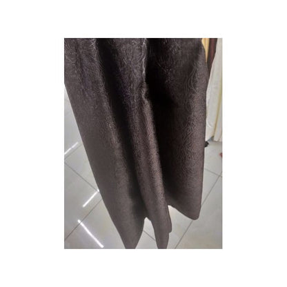 Brown Curtains  (3M) (2Panels, Each 1.5M) +FREE SHEER.