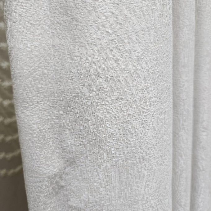2pcs Textured Curtain (Each 1.5M) with 1Pc Sheer 1.5M