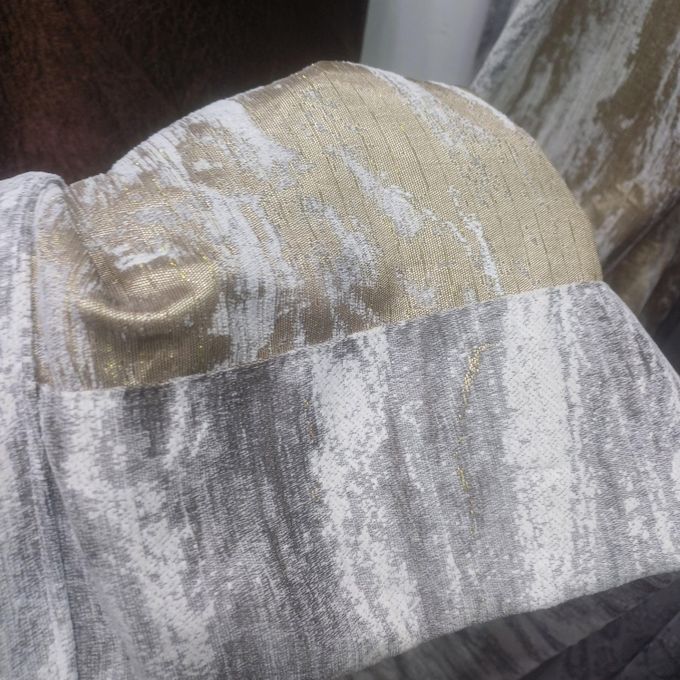 2PCS 4m( 2M+2M)with A 1Pc Sheer 3M. Ideal For Living Room/bedroom/dining Room/study Room/home Office (exclusive Sheer). With White Plastic Eyelets