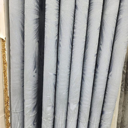2pcs Textured Curtain (Each 1.5M) with 1Pc Sheer 1.5M