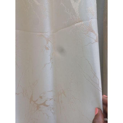 2PCS Modern Window Curtains Beige With Patterns Measuring 2M+2M With A 1Pc FREE Sheer 3M. Ideal For Living Room/bedroom/dining Room/study Room/home Office