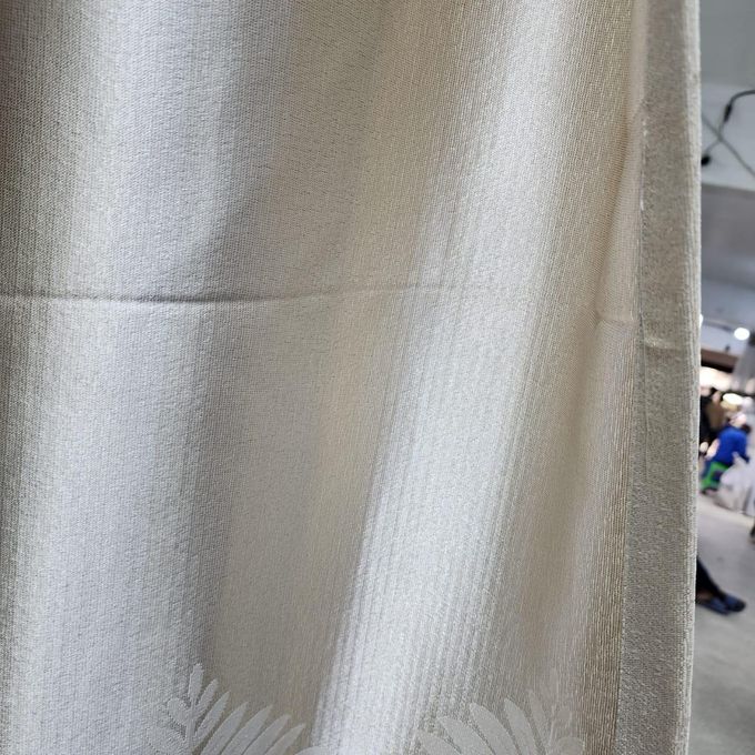 2pcs Textured Curtain (Each 1.5M) with 1Pc Sheer 1.5M