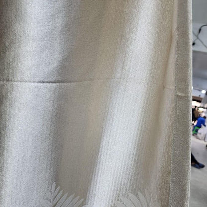 2pcs Textured Curtain (Each 1.5M) with 1Pc Sheer 1.5M