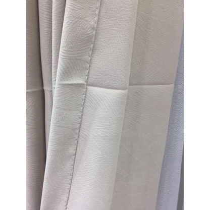 2PCS Modern Window Curtains Cream White Measuring 2M+2M With A 1Pc Sheer 3M. Ideal For Living Room/bedroom/dining Room/study Room/home Office (exclusive Sheer). With White Plastic Eyelets