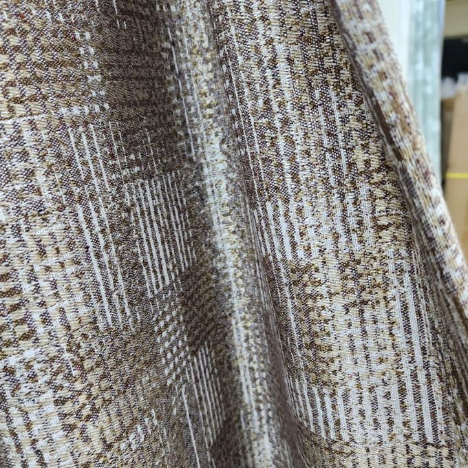 2pcs Textured Curtain (Each 1.5M) with 1Pc Sheer 1.5M