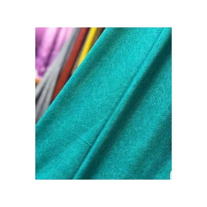 Turquoise Curtain 2Pcs (1.5m)each 2M White sheer For living room window and door.