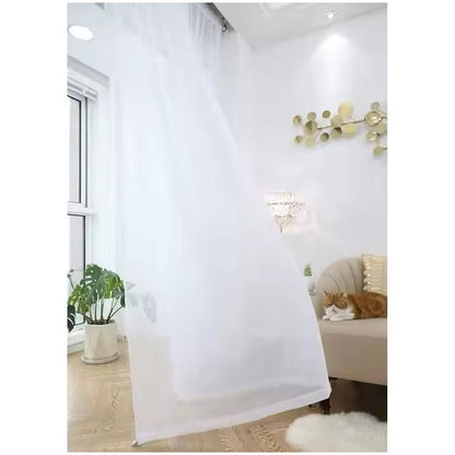 Beige Curtains 2Pc 1.5M Each + 2m FREE SHEER
