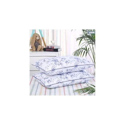 Set Of 2 Bed Pillow (Pair- Pure Fibre Filled).