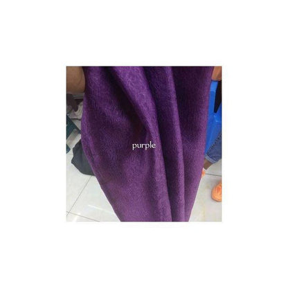 2PCS PURPLE CURTAIN 3M(1.5m each)+ 2M FREE floral SHEER ELEGANT LIVING ROOM