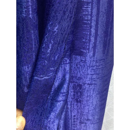 2PCS Modern Window Curtains Purple Patterned Measuring 2M+2M With A 1Pc Sheer 3M. Ideal For Living Room/bedroom/dining Room/study Room/home Office (exclusive Sheer). With White Plastic Eyelets