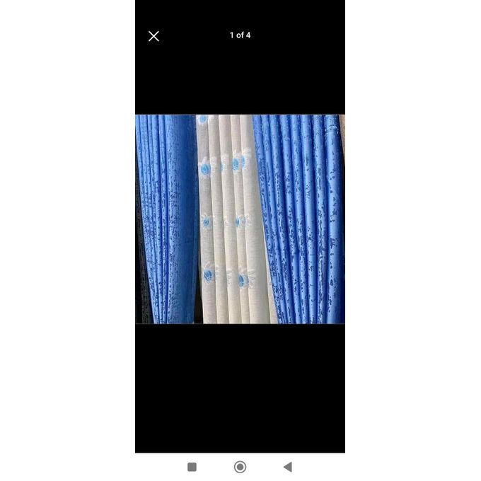 2PCs Of Blackout Curtain Each( 1.5m+1.5m) SHEER Excluded