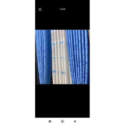 2PCs Of Blackout Curtain Each( 1.5m+1.5m) SHEER Excluded