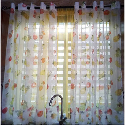 Kitchen Curtain Two Piece 1.5m That Make Your Kitchen Romantic When You Hang It..