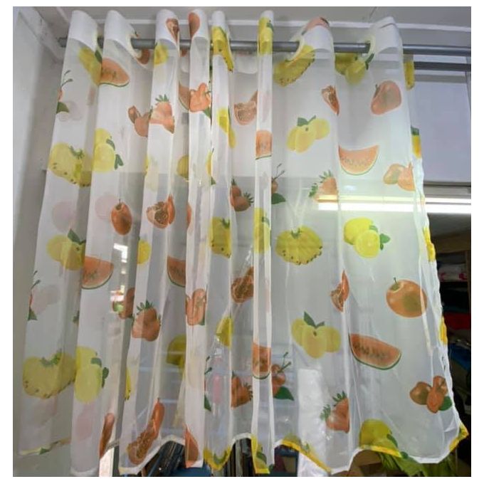 2 PC Of Stylish Kitchen Curtain  (Each 1.5M)